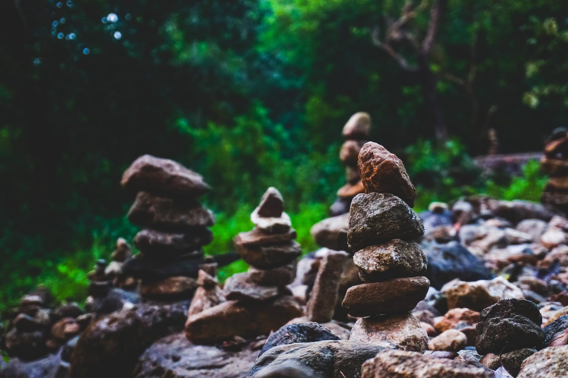 rock stacking